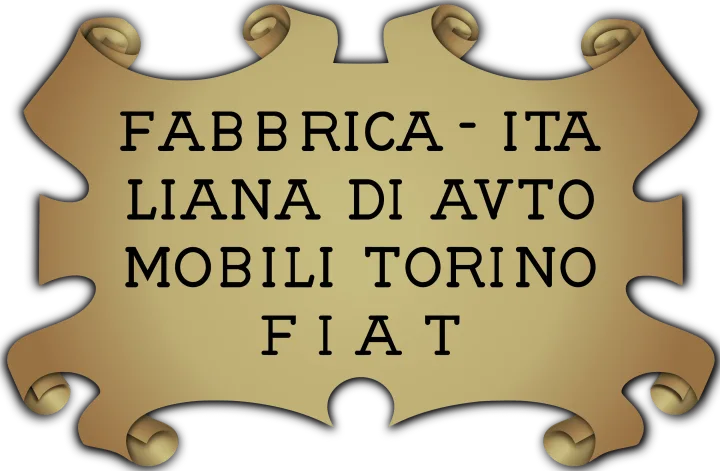 Fiat emblem used 1899–1900