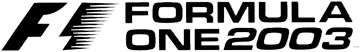 Formula One 2003 logo