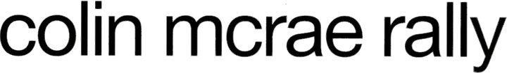 Colin McRae Rally logo