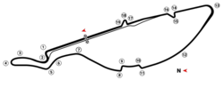 Formula E Circuit (2025–present) timing layout