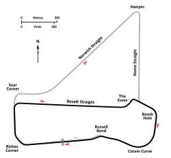 Grand Prix Circuit (1974–1989) timing layout