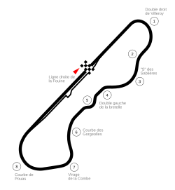 Short Circuit (1972–present) timing layout