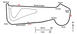 Snetterton 200 Circuit (2011–present) timing layout