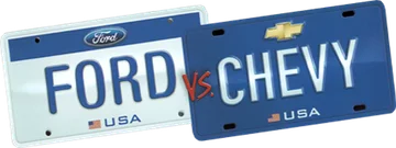Ford vs. Chevy logo