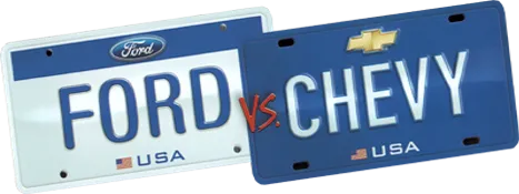 Ford vs. Chevy logo