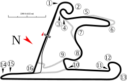 Motorcycle Grand Prix Circuit (2004–present) timing layout