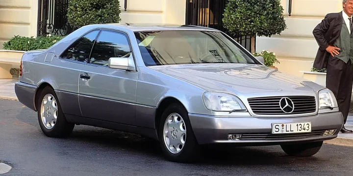 1993 Mercedes-Benz S-Class official coupe exterior 11