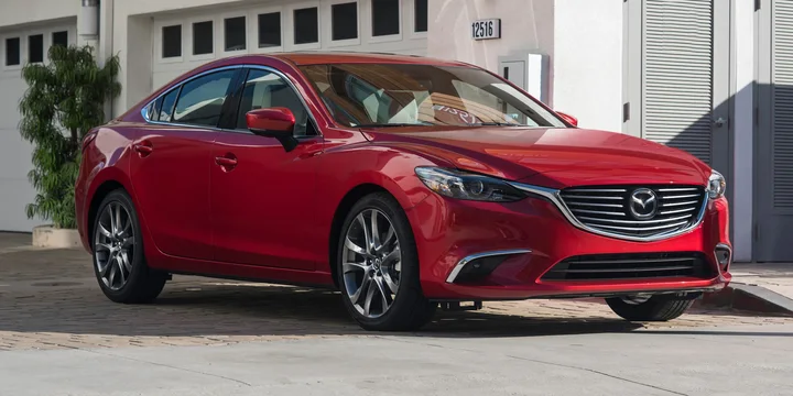 2016 Mazda 6 front three-quarter view