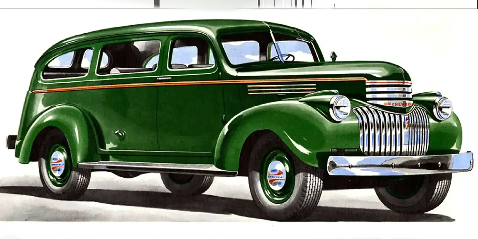 1941 Chevrolet Art Deco Model AK Suburban Carryall photo 1