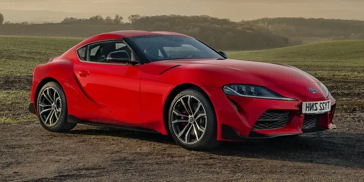 2019 Toyota Supra GR front three-quarter view
