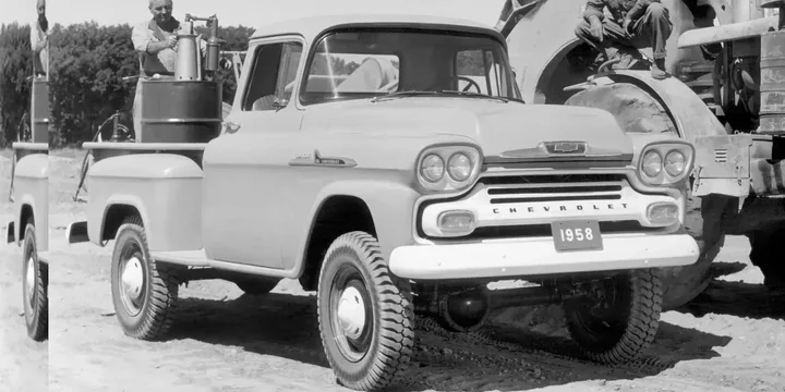 1958 Chevrolet 1958-chevrolet-task-force-apache-31-32-napco-powr-pak-manual-4-speed main image