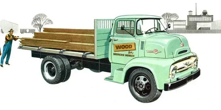1956 Ford 1956-ford-medium-duty-pickup-c-600-cab-forward-c-600-45-v8-hd-160ps main image