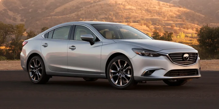 2015 Mazda 6 front three-quarter view
