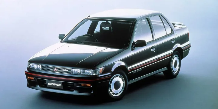 1989 Mitsubishi 1989-mitsubishi-mirage-cyborg-turbo-sedan-4wd-jdm main image