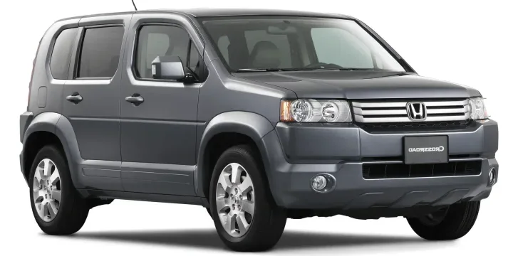 Honda Crossroad — 20Xi (4WD) フロント7:3(アトランティックブルーグレー・メタリック)